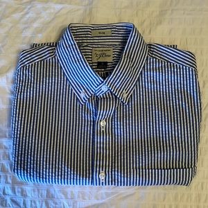 J. Crew Slim seersucker shirt in classic stripe